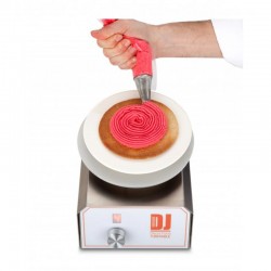100% Chef DJ Rotating Decor Table, 19x21x15 cm - 3