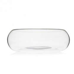 100% Chef Double Sided Glass Presentation Plate, 22x9 cm - 100% Chef