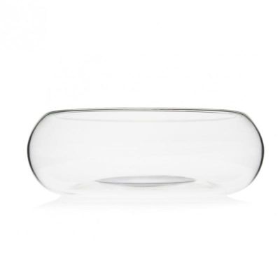 100% Chef Double Sided Glass Presentation Plate, 22x9 cm - 100% Chef