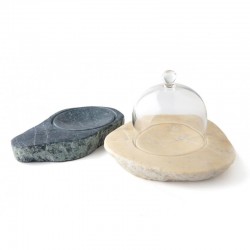 100% Chef Faraon Marble Presentation Plate, Covered, 15x17 cm - 2