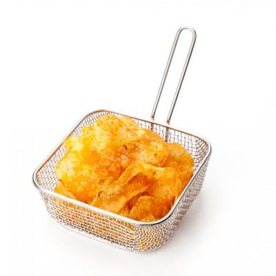 100% Chef Fryer Presentation Plate, 13x5 cm - 100% Chef