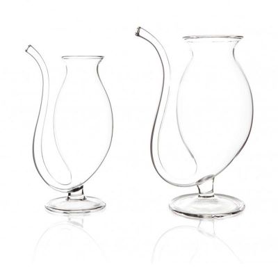 100% Chef Glass Cat Glass with Straw, 350 ml - 100% Chef