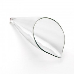 100% Chef Glass Cone Presentation Plate, 6x5x13 cm, 6 Pieces - 2