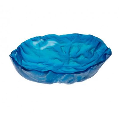 100% Chef Glass Presentation Bowl, 15 cm, Blue, 2 Pieces - 100% Chef