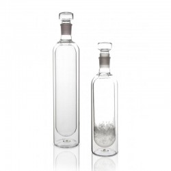 100% Chef Glass Thermal Bottle, Double Screw, 500 ml - 100% Chef