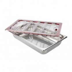 100% Chef GN 1/1 polycarbonate Gastronorm flask Kapak - 100% Chef