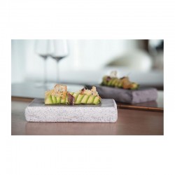 100% Chef Granite Presentation Plate, 2 Sided, 300 ml - 2