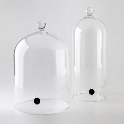 100% Chef High Glass Fan, With Valve, 18.5x25 cm - 2