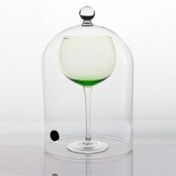 100% Chef High Glass Fan, With Valve, 18.5x25 cm - 1