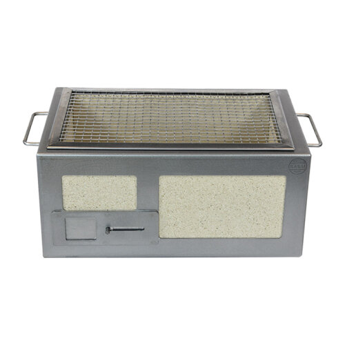 100% Chef Kasai Profesyonel Japon Izgarası, 40.5x26.5x21 cm - 3