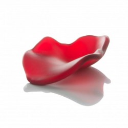 100% Chef Ложка и тарелка для презентаций из листового стекла, 6 штук, красный - 1