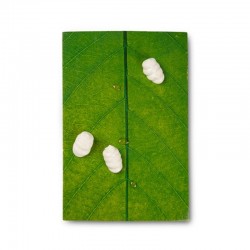 100% Chef Leaf Printed Porcelain Presentation Plate, 30x21 cm - 2