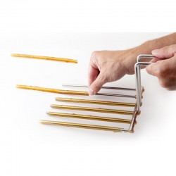 طقم صنع المعكرونة 100% Chef، فولاذي، مقاس XL - 100% Chef