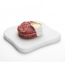 100% Chef Презентационная тарелка из лунного мрамора, 16x16 см - 100% Chef (1)