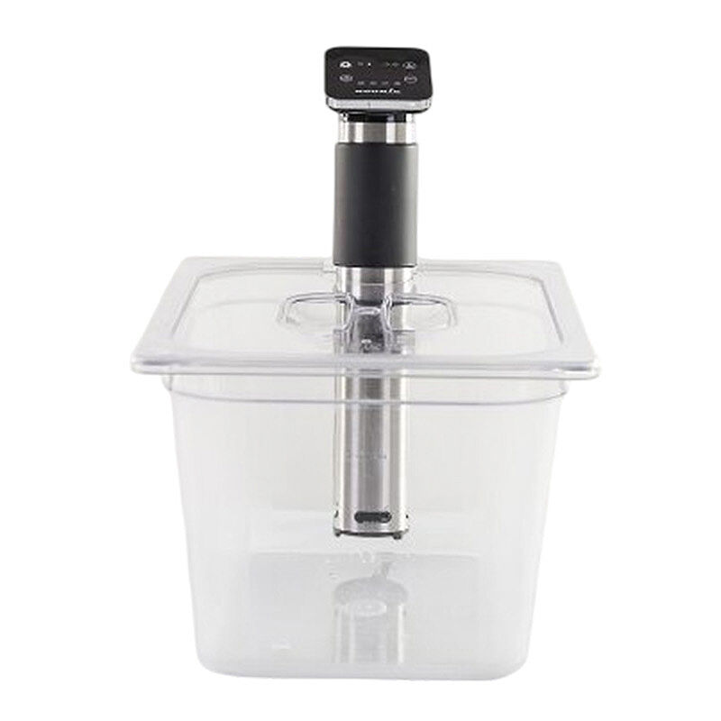 100% Chef Noonie GN 1/2 Kapaklı Polikarbonat Sous Vide Küveti, 15 L - 100% Chef