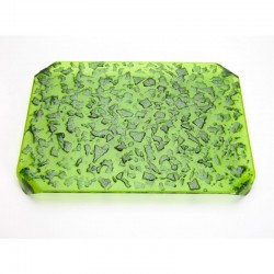 100% Chef Nori Glass Presentation Plate, 22x16 cm - 100% Chef