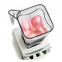 100% Chef خلاط أوميغا، 3 لتر، 1500 واط، رمادي - 4