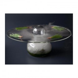 100% Chef Ovni Glass Presentation Plate, 500 ml, 28x15 cm - 4