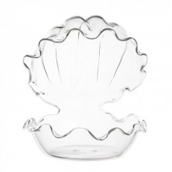 100% Chef Oyster Glass Presentation Bowl, 12x13 cm - 1