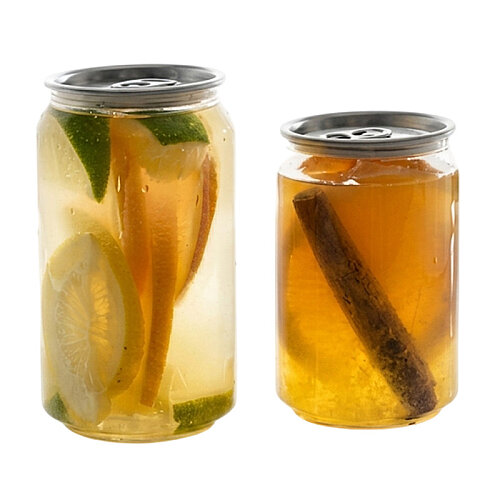 100% Chef Pet Soda Tenekesi, 330 ml, 100 Adet - 100% Chef