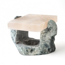 100% Chef Salt Block Presentation Plate, 14x10 cm - 3