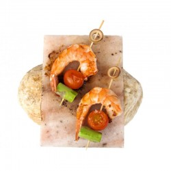 100% Chef Подставка для соляных блоков, 15x10x12 см, желтая - 3