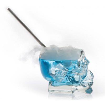 100% Chef Skull Cocktail Presentation Glass, 300 ml, 6 Pcs - 100% Chef