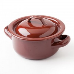 100% Chef Steel Mini Casserole with Lid, 14 cm, 6 Pieces - 100% Chef