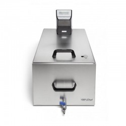 100% Chef Thermal Container, 27 L, Inox - 3