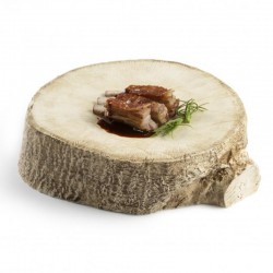 100% Chef Tree Trunk Porcelain Presentation Plate, 23x7 cm - 2