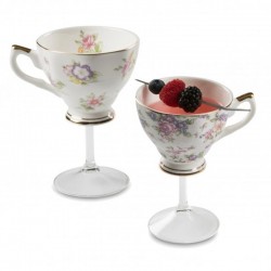 100% Chef Victoria Porcelain Cocktail Cup, 200 ml, 2 Pieces - 100% Chef