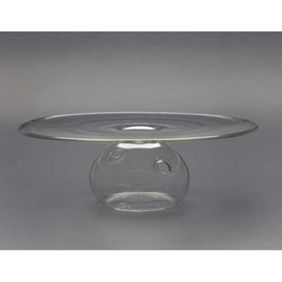 100% Chef Vulcano Glass Presentation Plate, 23x7.5 cm - 100% Chef