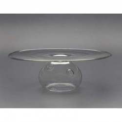 100% Chef Vulcano Glass Presentation Plate, 28x8.5 cm - 3