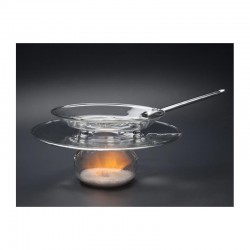 100% Chef Vulcano Paella Glass Cooking Plate, 20x31x4 cm - 3