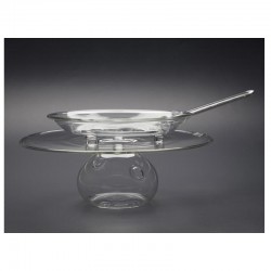 100% Chef Vulcano Paella Glass Cooking Plate, 20x31x4 см - 1