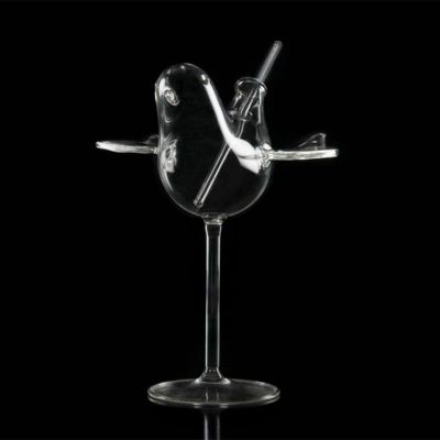 100% Chef Winged Bird Glass Cocktail Glass, 200 ml - 100% Chef