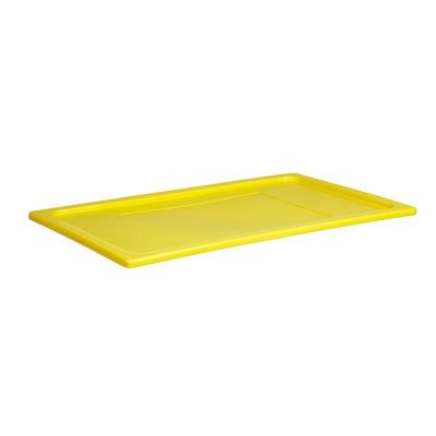 Bora Plastik Kilitli Propilen Gastronomi Kapağı, GN 1/1, Sarı - 1