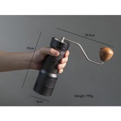 1Zpresso مطحنة قهوة K-Plus، رمادي غامق - 8