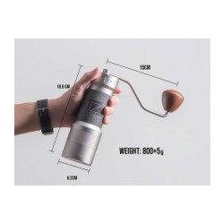 1Zpresso مطحنة قهوة K-Plus، رمادي - 3