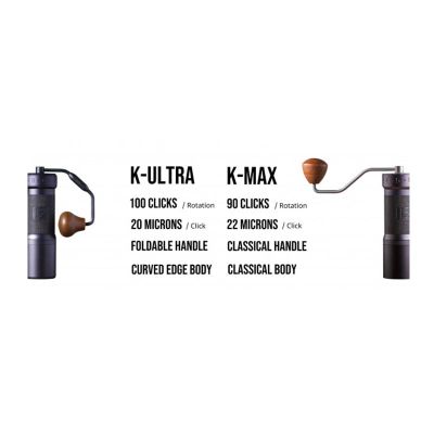 1Zpresso K-ULTRA Kahve Değirmeni, Koyu Gri - 9