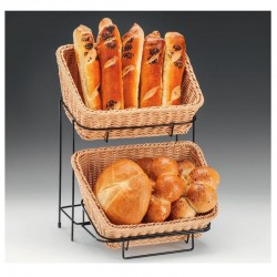 Zicco MBK-1 Standlı Ekmek Sepeti, 2 Katlı, 36x34x50 cm - Zicco