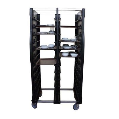 Tribeca Tepsi Taşıma Arabası, 37x53 cm Servis Tepsisi İçin, Çiftli, 870x690x1760 mm - 1