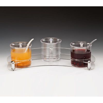 Zicco ZCP-209 Polikarbon Sosluk Reçellik Standı, 3'lü, 37x60x15 cm - 1