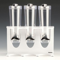 Zicco ZCP-724 Standlı Cornflakes Aleti, 3'lü, 40x17x44 cm, Beyaz - Zicco