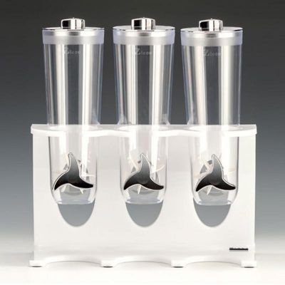 Zicco ZCP-724 Standlı Cornflakes Aleti, 3'lü, 40x17x44 cm, Beyaz - 1