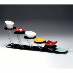 Zicco ZCP-686 Akrilik Teşhir Standı, 6'lı, 16.5 cm - Zicco