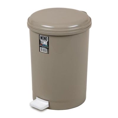 Bora Plastik Pedallı Çöp Kovası, No: 4, 40 L, Kahverengi - 1