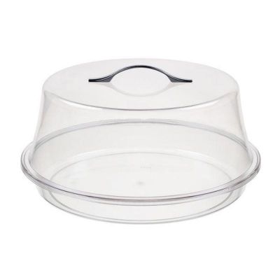 الكعك جوله وغطاء عرض بمقبض علوى 35 سم - Bora Plastik