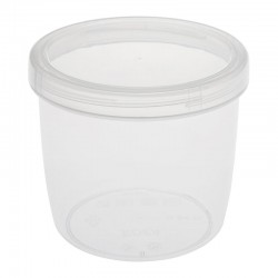 Bora Plastik Vidalı Saklama Kabı, Vidalı, No: 5, 600 ml - Bora Plastik