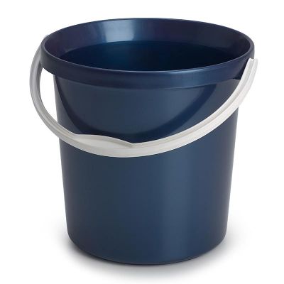 Bora Plastik Küçük Lüks Kova, 12 L, Lacivert - 1